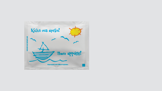 Wet wipes restangle shape